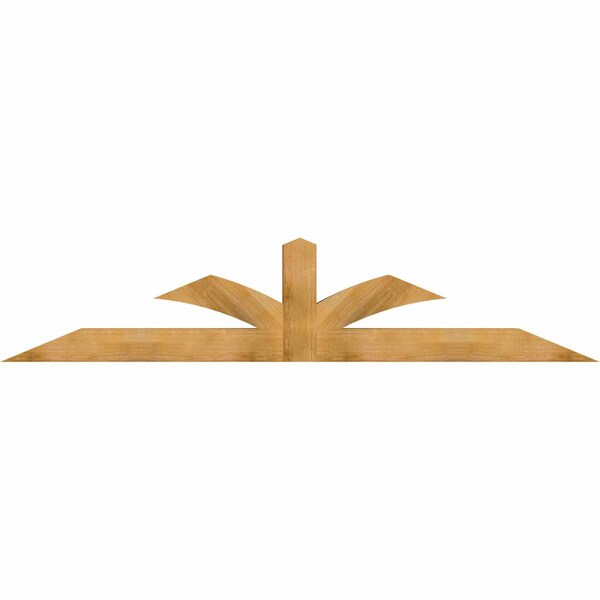 Ekena Millwork Richland Rough Sawn Timber Gable Bracket, Western Red Cedar, 108"W x 22"H x 6"D x 6"F, 5/12 Pitch GBW108X22X0606RIC00RWR - main